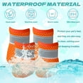 thumbnail image 3 of GASTROPOD 4Pcs Dog Booties,Breathable and Non-Slip Dog Shoes for Hot Pavement,Dog Shoes Large Size Dogs for Hot Pavement Hardwood Floors,Orange, 3 of 7