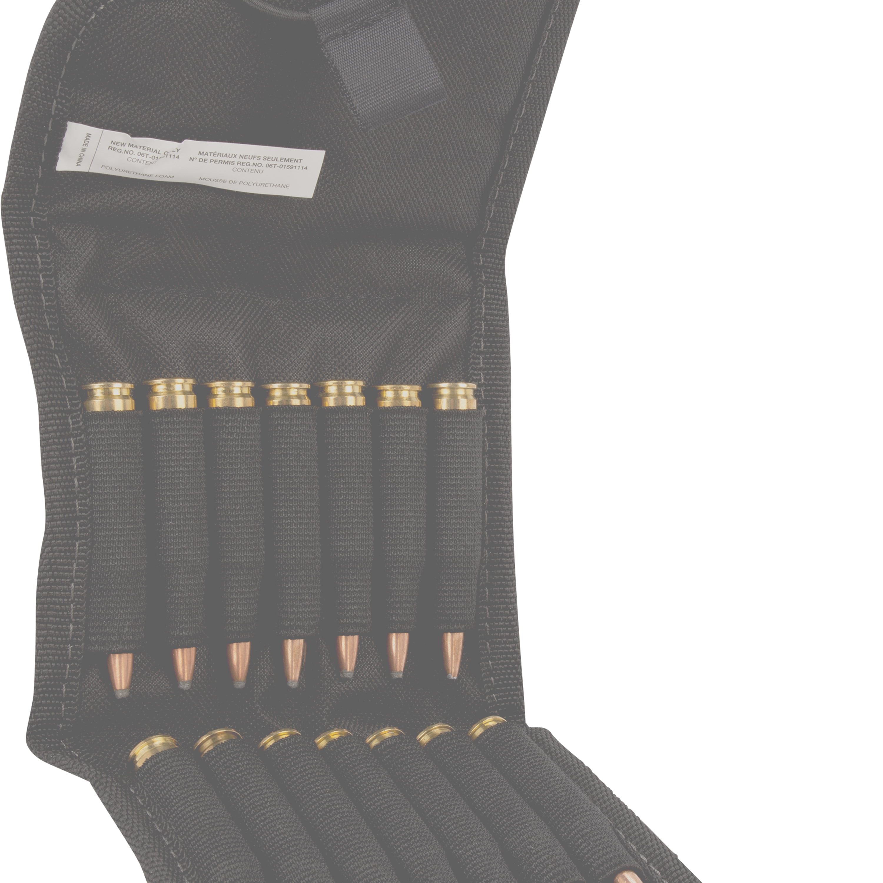 Allen Company Rifle Ammo Pouch, Black, Holds 14 Cartridges, Polyester, 17651