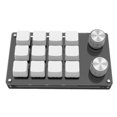 thumbnail image 1 of Dalazy Clavier Mécanique Mini USB 12 Touches Programmables Blanc Pas Besoin de Pilote, 1 of 6