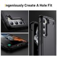 thumbnail image 3 of Dteck for Samsung Galaxy S22 Plus Case with Slide Camera Cover,Military Grade Drop Protection Shockproof Slim Fit Protective Marble Phone Case for S22 Plus 6.6" 2022, Gray, 3 of 7