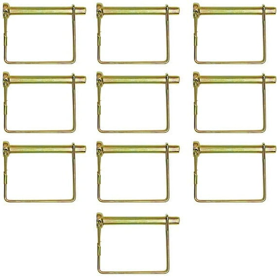 Buyers Products Safety Pins,Grade 8 B633-13,Steel,PK10 6607010