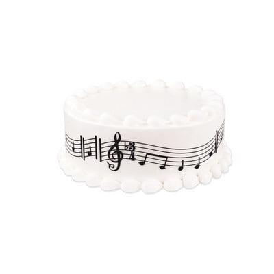 Music Notes Edible Cake Border Decoration Walmart Com