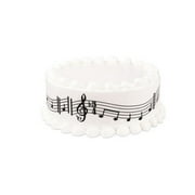 Music Notes Edible Cake Border Decoration 3 Strips 2.5x10 inch's in size