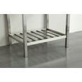 thumbnail image 4 of Eviva Stone 24" Stainless Steel Bathroom Vanity w/ White Integrated Top, 4 of 4