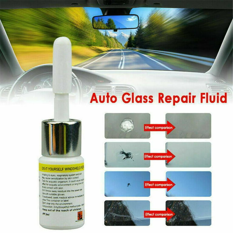 Car Glass Scratch Repair Fluid Agent Set Windscreen Window Glass Nano  Scratch Crack CrackResin Repair Agent Tools