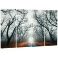 thumbnail image 3 of Design Art Mystic Road in Forest Landscape Photo Canvas Print, 3 of 3