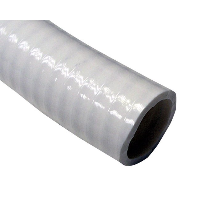 Manguera de spa ProLine SP131001050R de PVC, 1 pulgada de profundidad x 15,24 m de largo, blanca