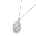 thumbnail image 2 of 925 Sterling Silver CZ Jewish Shema Sh'ma Yisrael Pendant Necklace, 2 of 4