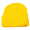thumbnail image 4 of Chic Girl Winter Fall Solid Color Cuffed Woolen Yarn Knitted Warm Hat Cap Beanie, 4 of 8