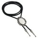 thumbnail image 5 of Collar de de bolo occidental para hombre, gargantilla de camisa, de vaquero de piedra preciosa ovalada con Blanco Yuyangstore Mens Bolo Tie, 5 of 8