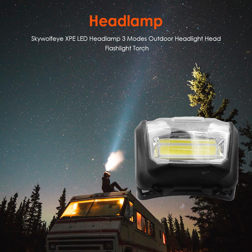 Skywolfeye XPE LED lámpara 3 modes outdoor headlight Head Flashlight Torch ☘