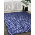 thumbnail image 2 of Ahgly Company Indoor Rectangle Patterned Light Slate Blue Area Rugs, 7' x 10', 2 of 6