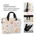 thumbnail image 4 of FORMRS 16" Laptop Bag Carrying Sleeve Case with Handle Travel Shoulder Briefcase, Pink Easter Eggs, 4 of 8