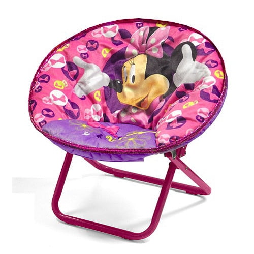 Idea Nuova Minnie Mouse Character Saucer Kids Chair - Walmart.com