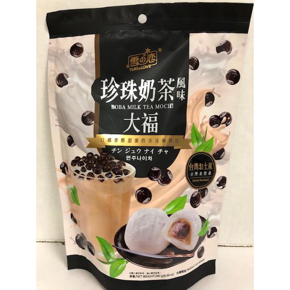 Yuki & Love Boba Milk Tea Mochi Bag; 16 pieces 240g