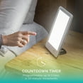 thumbnail image 5 of Verilux HappyLight Touch Plus - Light Therapy Daylight Lamp with 10,000 Lux, UV-Free, LED Bright White Light, Adjustable Brightness, Color, Timer, & Detachable Stand - Boost Mood, Sleep, & Focus, 5 of 7