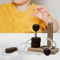 thumbnail image 6 of Brain Teaser Puzzle Threading Rope Loop Puzzle Portable Smooth Intellectual Wooden Rope Puzzle for Creativity Passing, 6 of 8