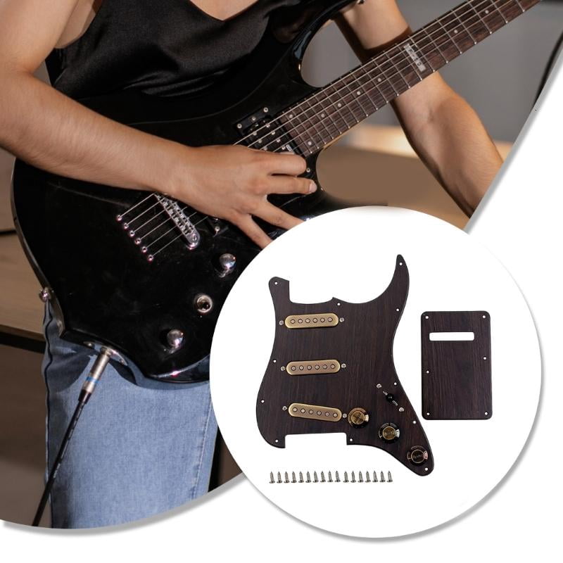 CEORPER Single Coil Pickup Loaded Prewired Pickguard Guitar Scratch Plate Replacement