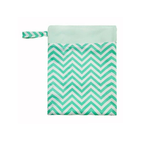Baby Wet Bag - Lavaport 18 Colors Baby Cartoon Infant Cloth Diaper Nappy Pouch Reusable Waterproof Zip Wet Dry Bag