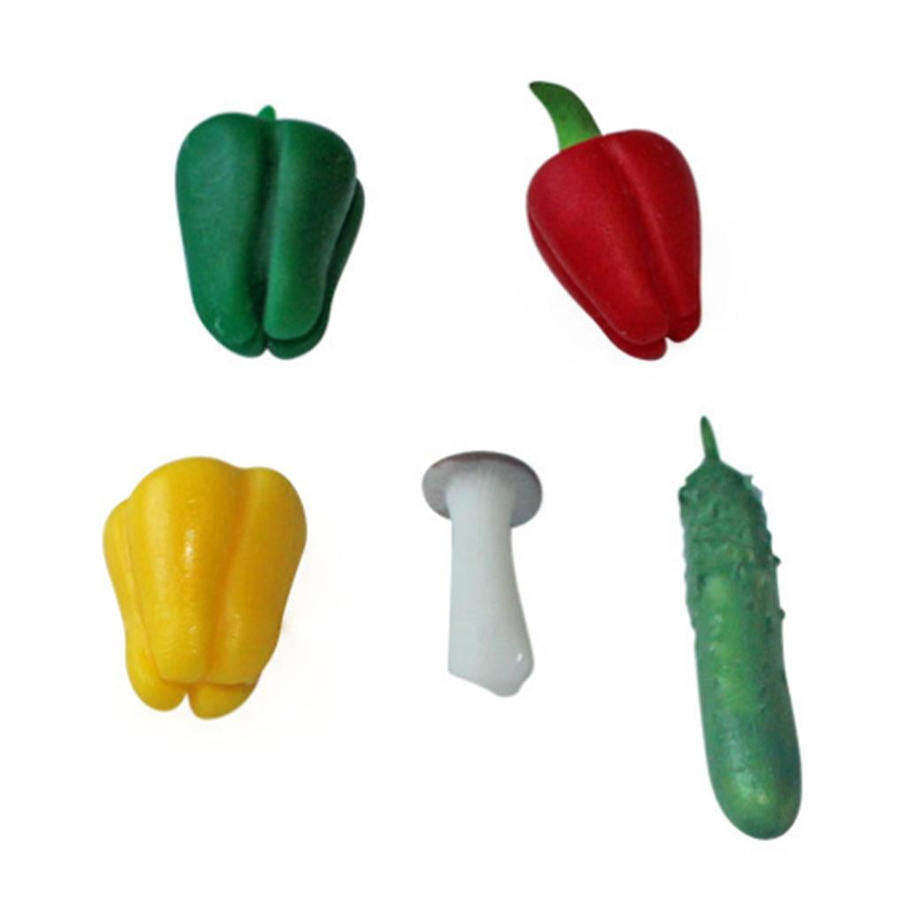 Milaget Pieces 1/6 Scale Dollhouse Mini Assorted Vegetable Model