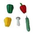 thumbnail image 1 of 5 Piezas 1/6 Casa De Comida Vegetal Muñeca Accesorios De Cocina Kits De Decoración, 1 of 9