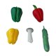 thumbnail image 1 of 5 piezas de a 1/6, muñeca vegetal, accesorios de cocina, kits de decoración, 1 of 9