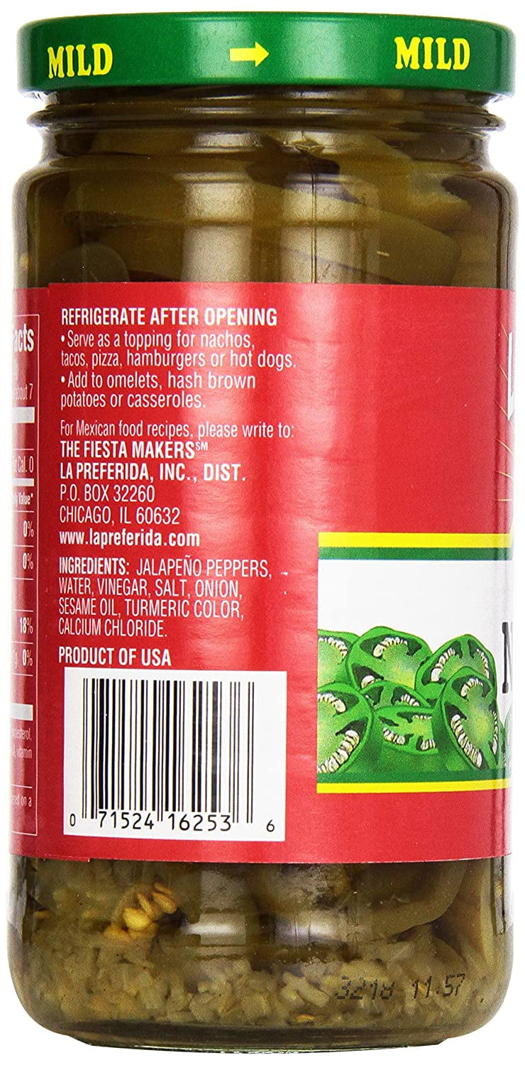 (12 pack) La Preferida Jalape Nacho Slices Mild, 11.5 Oz