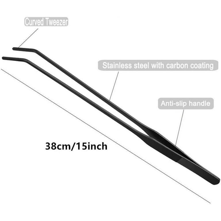 Aquarium Tweezers Extra Long 18 Inches Stainless Steel Straight
