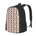 thumbnail image 2 of Vsdgher Polka Dot Print Backpack for Women Men School Bookbag with Laptop Compartment for College Work Travel, Simple Fashion Casual Daypack, Fit 15" Laptop, 2 of 8