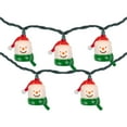 thumbnail image 2 of Northlight Snowman Heads with Scarves Christmas Light Set - Clear - 7.5' Green Wire - 10ct, 2 of 7