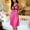 Hot Pink, variant on Blmnix Slip Dress Ladies Dresses Lounge Dress Satin Dress Under Dresses V-Neck Blue Mid-Length Sleeveless Adjustable Strap Summer Dresses for Women 2026,Free Size