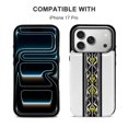 thumbnail image 5 of Geometric Pattern with Blackyellow Leather Wallet Case for iPhone 11 Pro Max Wallet Case Card Holder Flip, 5 of 8