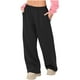 thumbnail image 2 of HongQid Women's Jogging Pants Sweatpants High Waist Sports Pants Casual Trousers Wide Leg Pants with Pockets, 2 of 8