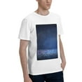 thumbnail image 2 of Bingfone Retro Blue Glitter Men'S Loose Fit Short-Sleeve Pocket T-Shirt, 2 of 7
