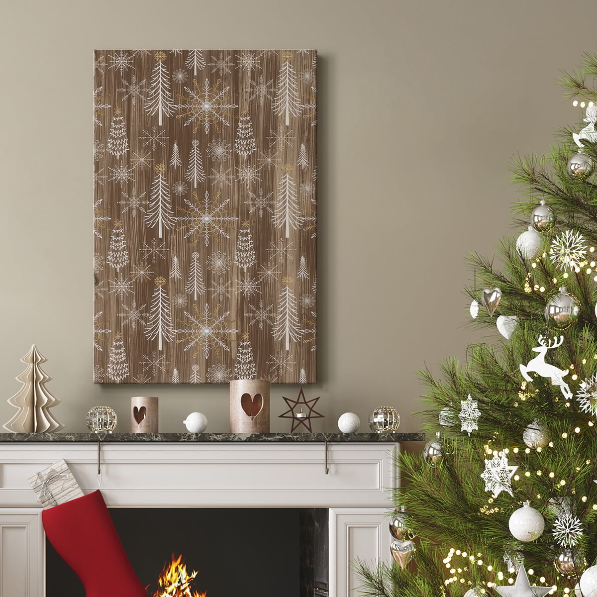 Barnwood Wonderland Collection E- Gallery Wrapped Canvas