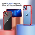 thumbnail image 6 of For iPhone 14 iPhone 13 Case Clear, Transparent Shockproof Bumpers Phone Cases for iPhone 13/14, 6 of 6