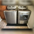 thumbnail image 4 of FlooringInc Black Anti-Vibration 1/2" Thick Washer/Dryer Rubber Mats, Single Mat, 4 of 5
