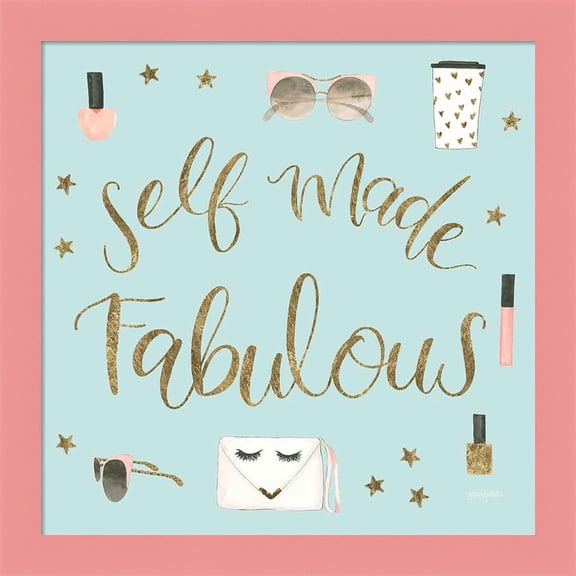 Great Art Now Boss Ladies VIII Mint by Jenaya Jackson, Framed Wall Art, 14W x 14H