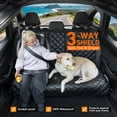 thumbnail image 2 of Funda de asiento de coche para perros KritterKorner, impermeable, piel sintética, 2 of 9