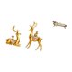 thumbnail image 5 of Figuras de ciervos, esculturas de renos, adornos coleccionables de alces, estatuas decorativas para estante, escritorio, regalo de cumpleaños, sofá en, 5 of 8