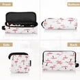 thumbnail image 5 of Hair Tool Organizer Bag with Heat Resistant Mat Removable Travel Storage Case for Hot Air Brushes Curling Irons Cute Pink Flamingos and Palm Trees, 5 of 8