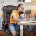 thumbnail image 3 of Goplus Gaming Rocker Chair Racing Style Swivel Computer Office Chair w/Flip Up Armrests, 3 of 10