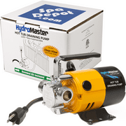 HydroMaster Hot Tub Spa Water Draining Transfer Pump with Clearview Suction Hose
