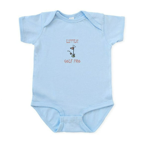 CafePress - Little Golf Pro Girl Infant Bodysuit - Baby Light Bodysuit, Size Newborn - 24 Months