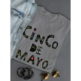 thumbnail image 3 of Cinco De Mayo Lovely Pattern Shaped T-Shirt Women -Image by Shutterstock, Female 3X-Large, 3 of 4