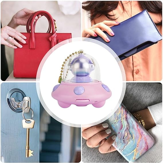 Alien Projection Keychain Cute Keychain with Projection Innovative Exquisite Aliens Spaceship Keyring Charm Pendant for Children s Day Easter Walmart