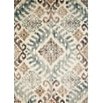 thumbnail image 2 of United Weavers Amarna Verazanno Distressed Blue Woven Olefin Area Rug or Runner, 2 of 4