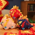thumbnail image 5 of Kripyery Dragon Mascot Fabric China Dragon Annual Meeting Gift Doll Festive Soft Plush Desk Decoration New Year Supply, 5 of 8