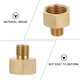 thumbnail image 2 of 2PCS NPT Pipe Fitting 1/2 inch Internal to 1/4 inch External Fitting Connector, 2 of 3