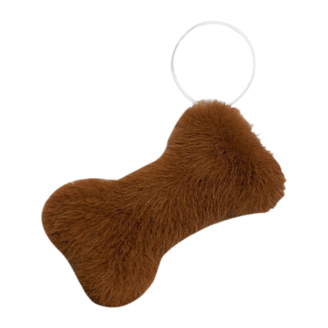 Simule el juguete de felpa de forma ósea, el colgante de muñecas relleno, la muñeca de felpa suave, la almohada de de , el juguete , Café 13 Cm